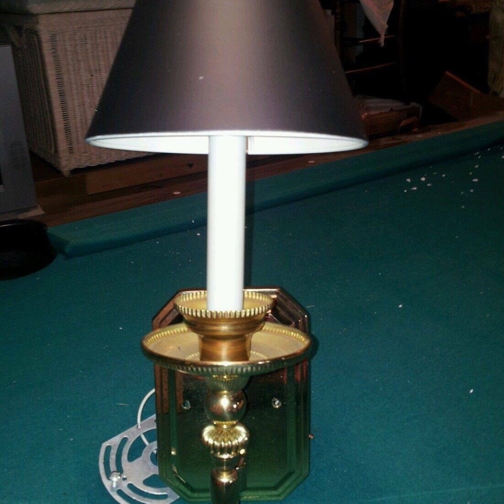 Polished Brass Wall Sconce